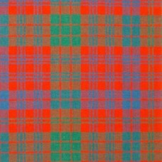 Ross Red Ancient 16oz Tartan Fabric By The Metre